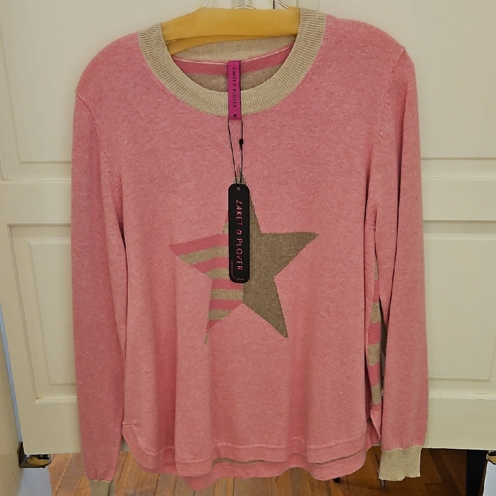 Pink Star Sweater